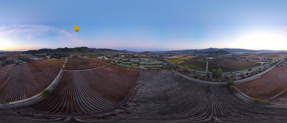 Sunrise Balloon Launch Spherical Pana DJI_0345_4084