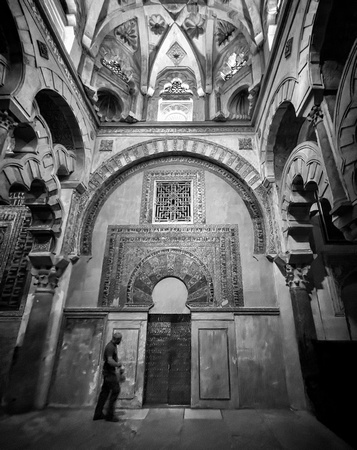 Mosque Cathedral Cordoba Spain B & W IMG_0775