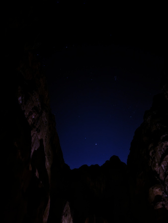 Night Hike into Petra Canyon IMG_3371